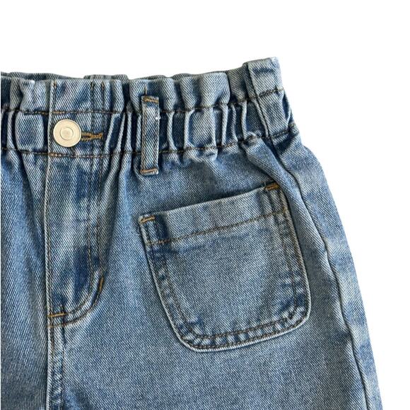 CHELSEA & VIOLET Girls Elastic Waist Denim Shorts 6x - Picture 2 of 4